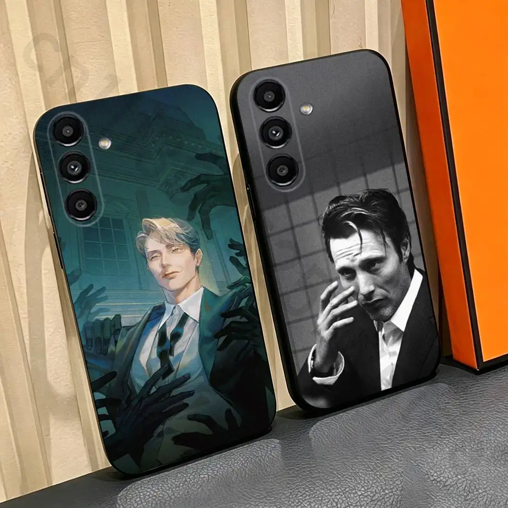 

Mads M-Mikkelsen Phone Case For Samsung Galaxy A13,A21s,A22,A31,A32,A52,A53,A71,A80,Soft Black Shell