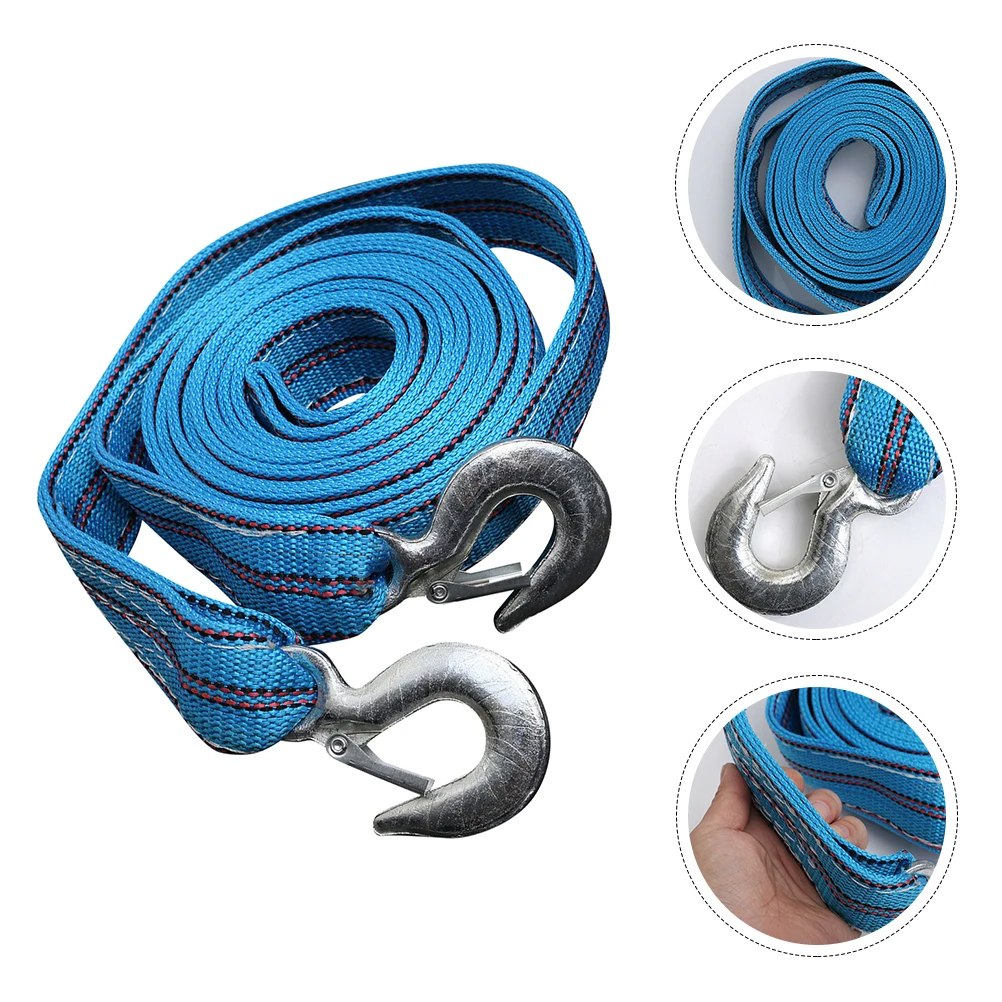 

Trailer 4M Sturdy Nylon Tow Rope Heavy Duty Car Strap Practical Emergency Rope Safe Portable Long Service Life
