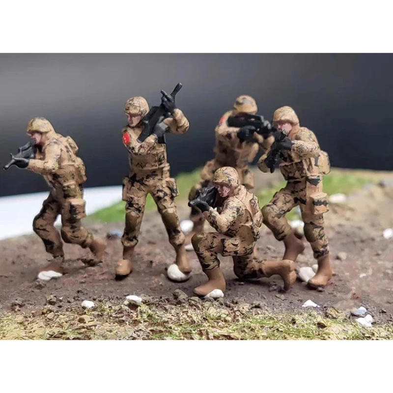 Modell 5 im Maßstab 1:72 stücke moderne chinesische Armee Pla Soldat Action figur Spielzeug DIY Szene Puppe Figur Zubehör Sammlung Display Geschenk