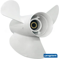 6E5-45945-01-EL-00 Propeller 13 1/4X17-K Outboard Aluminum Alloy Propellers for Yamaha 75/85/90/115 HP 13 1/4*17-K 15 Splines