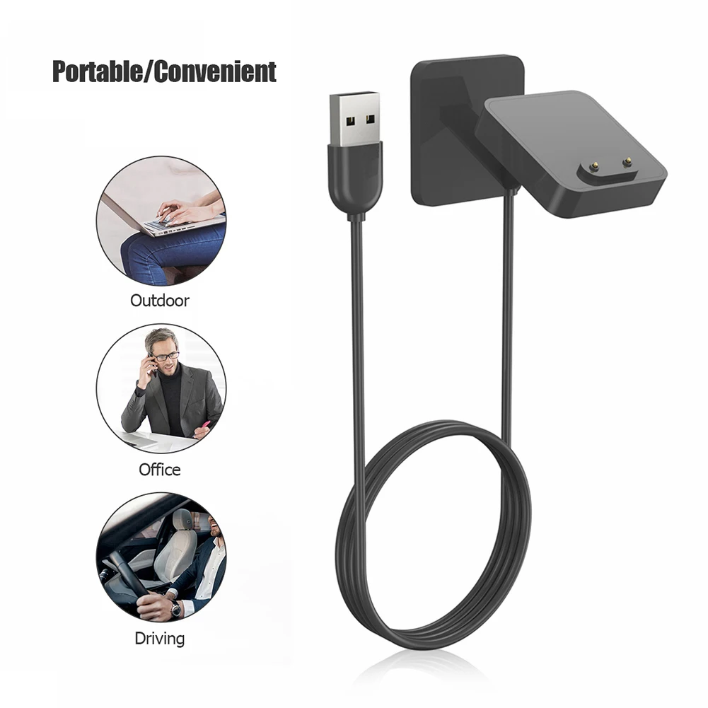 

1m Magnetic Charging Dock Cable 5V 1A USB Charging Dock Cable Replacement Watch Parts for Huawei Band 7/6 for Huawei Watch Fit 2