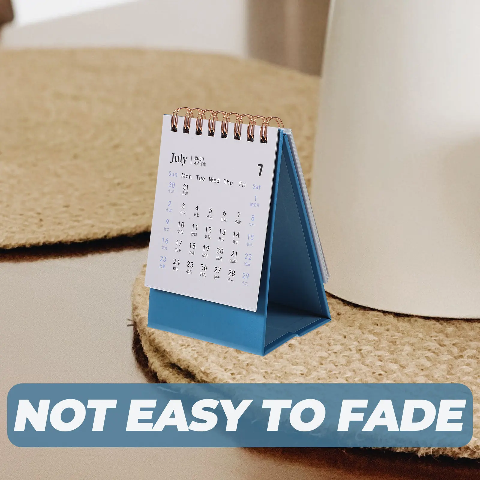 

Daily Desktop Calendar Small Calander Fridge Standing Monthly Decorative Planner Ornament Cute