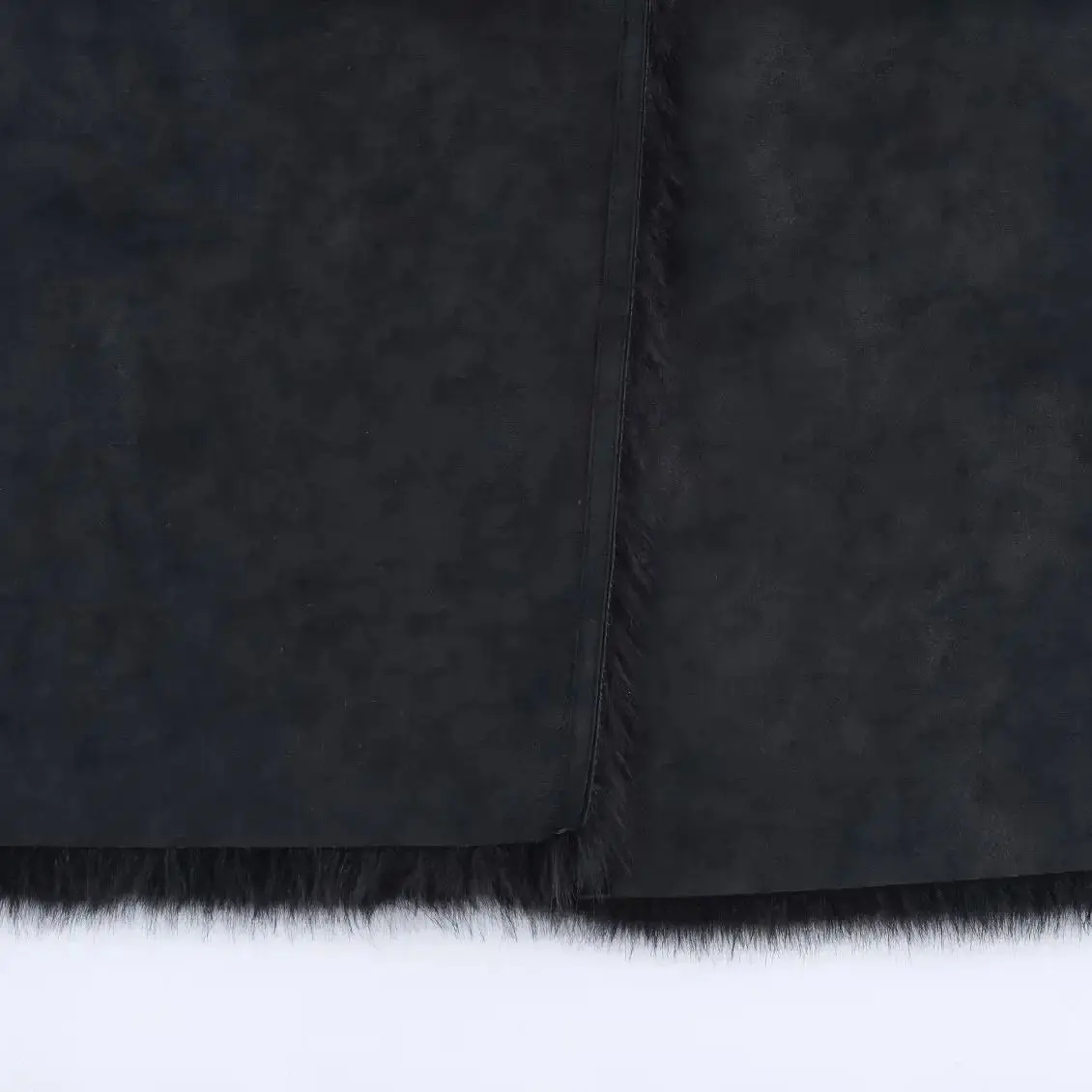 DiYiG WOMAN 2025 خريف موضة جديدة تأثير الفرو الصناعي معطف على الوجهين ريترو كم طويل كل مباراة التلبيب معطف ملابس خارجية Mujer