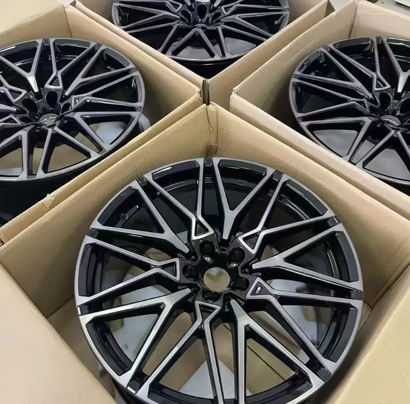 

for 21 Inch Black Chrome Finish Forged Alloy Wheels X5 X6 New 35mm ET 112/120mm PCD Multi-Spoke Design 10 Year Warranty