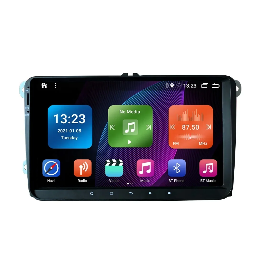 Yeanav 9''  1din 2din Android Car Radio Gps Navigation BT Wifi For For Vw For Skoda For Golf For Polo Car stereo