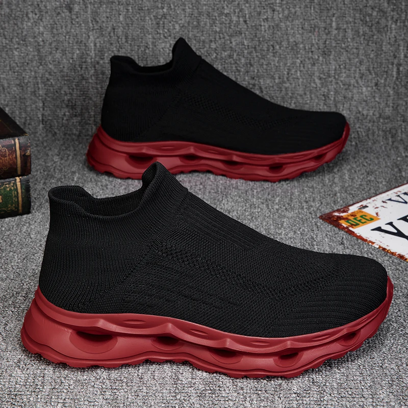 

Осенняя мужская повседневная спортивная обувь, удобные нескользящие дышащие уличные кроссовки 2025 года, модные мужские кроссовки на платформе, Zapatos Para Hombre