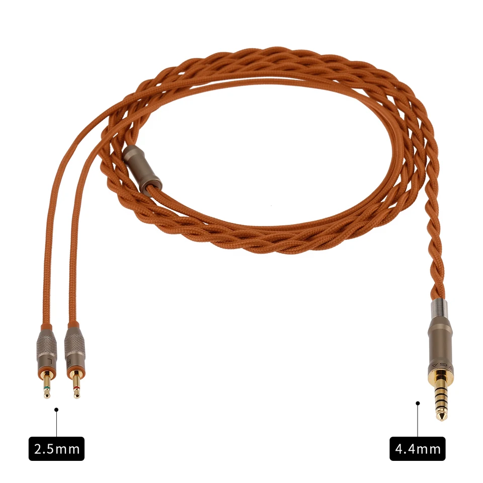 OLLO Audio S4X1.2　sivga dualバランスケーブル SIVGA Dual 2.5mm to 4.4mm Audio Cable 2m Black