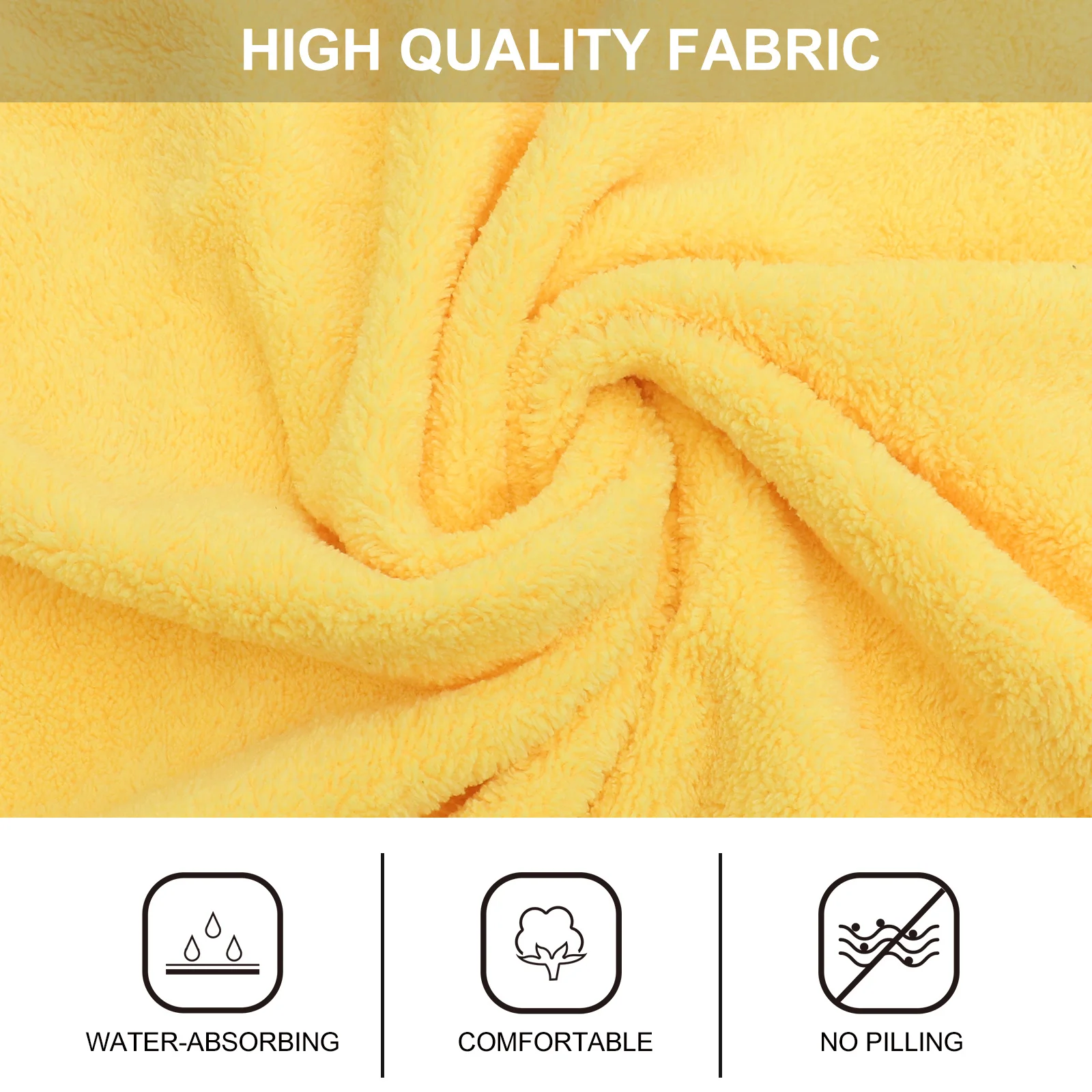 

Коралловое флисовое банное полотенце с героями мультфильмов в форме собаки, детское пляжное полотенце, пончо, банный халат, желтый, 60x120 см, супер впитывающий