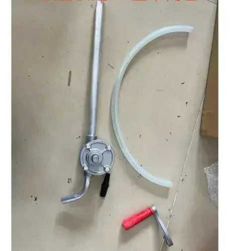 Liquid Oil Transfer Pump Aluminum Siphon Suction Fuel Oil Pumps Oil Diesel Barrel Hand Crank Pump For Car Truck Motorcyc