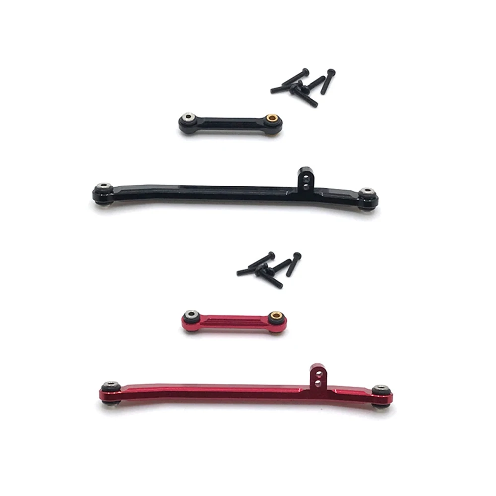 Metal Steering Links Steering Rod Tie Links Set for Axial SCX24 90081 AXI00001 1/24 RC Crawler Car Upgrade Parts,2