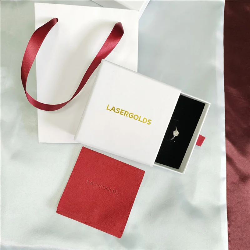 custom.Custom Luxury Bag Necklace Bracelet Earring Jewelry Packing Set Cardboard Paper Drawer Box With Jewelry