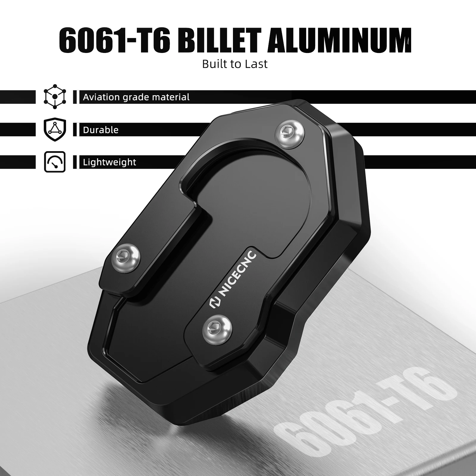 Für Harley Sportster S RH1250S 2021-2024 Ständer Seitenständer Extender Pad RH 1250 S RH1250 S RH 1250S 2021 2022 2023 2024 – Detail 8