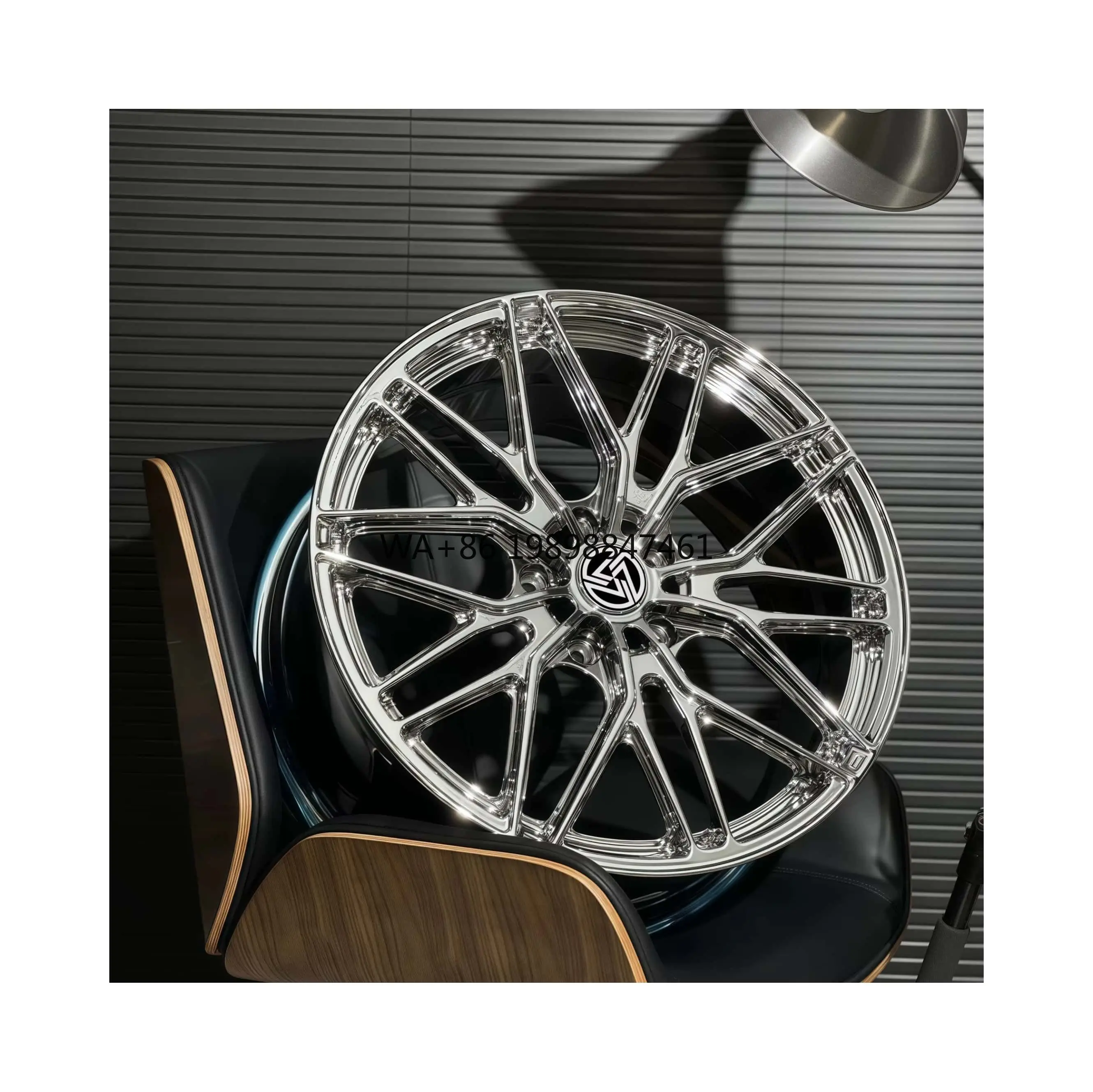 

XL Deep Concave Deep Lip Chrome 1 Piece 5*120 5*112 5*114.3 19-22Inch Forged Alloy Passenger Car Wheel for BMW Audi Benz Tesla