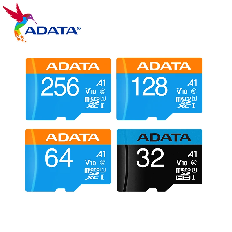 Imagem -04 - Adata-cartão Micro sd de Alta Velocidade Cartão de Memória Flash 32gb 64gb 128gb Sdxc Sdhc C10 a1 tf Atacado para Telefone Tablet Pcs Peças 10