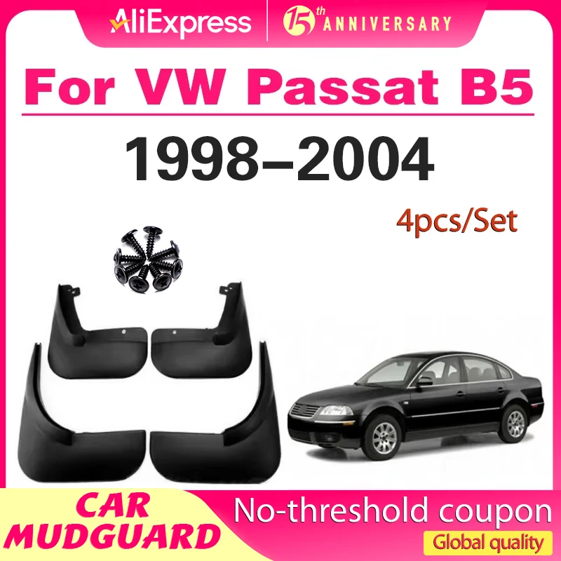 واقيات الطين لسيارة VW Passat B5 B5.5 1998-2004 واقيات الطين الأمامية والخلفية واقيات الطين 2003 2002 2001 2000 1999 مجموعة اللوحات الطينية