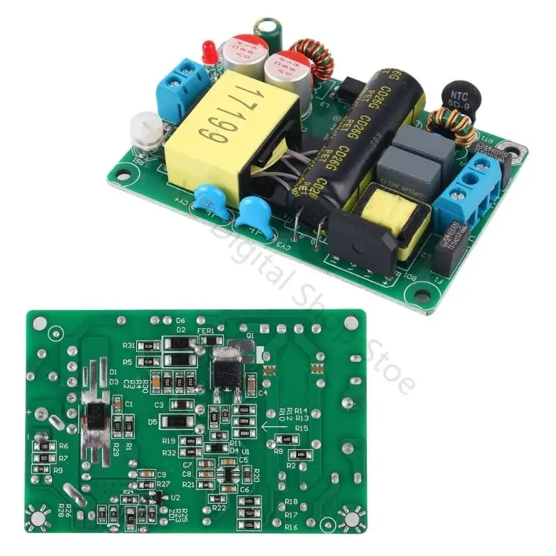 96BA Screw Clamp Supply Unit, 12V Output 48W Bare Frame Module with Corner Mounting Holes for Security Housings, Lighting