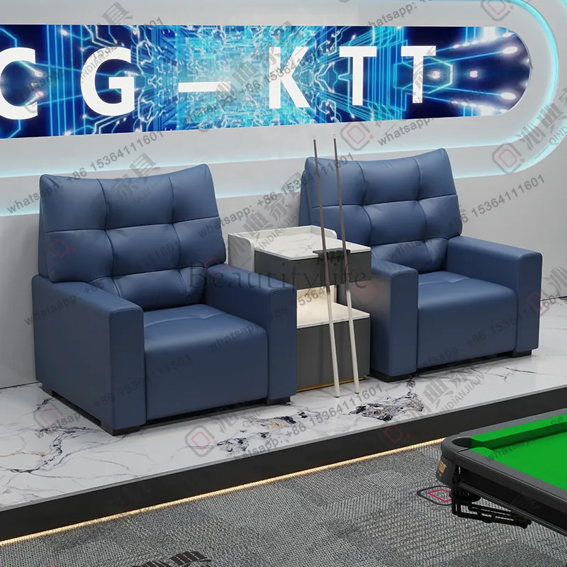 Billiards hall special watching sofa table club game lounge area sofa