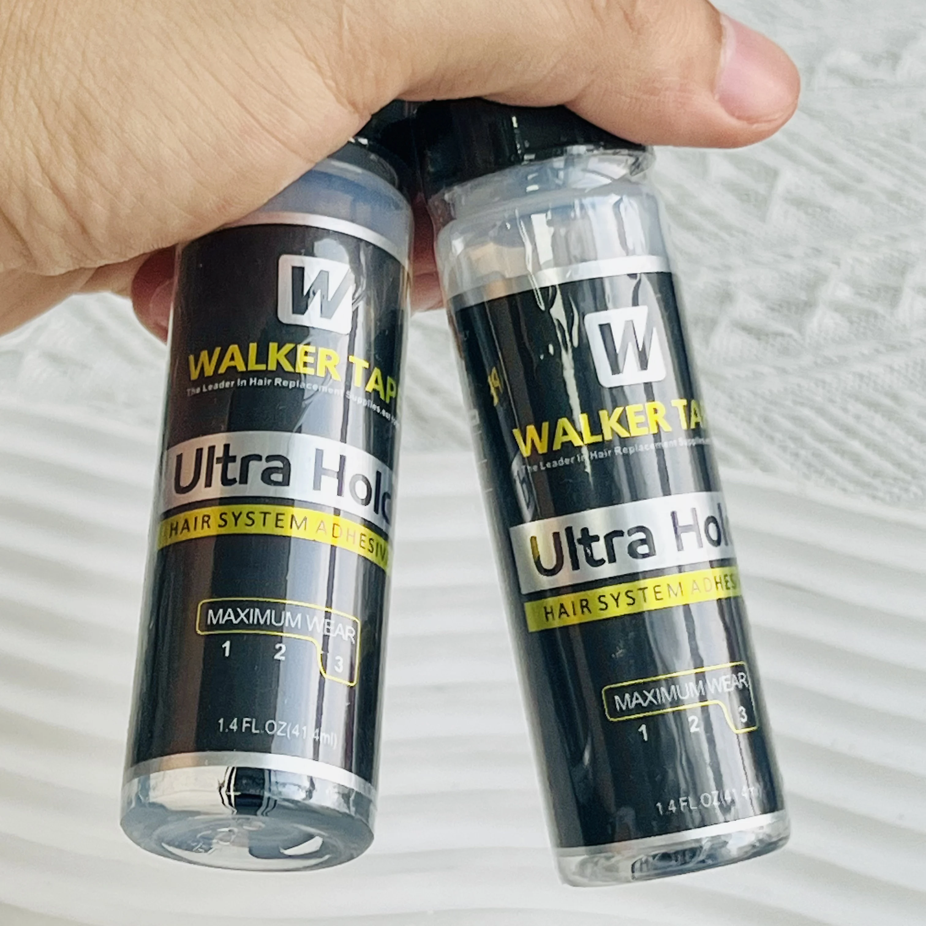 

1.4LF.OZ 41.4ml Walker Tape Ultra Hold Hair System Adhesive Hair Replacement Lace Glue for Hair Toupee or Lace Wigs waterproof