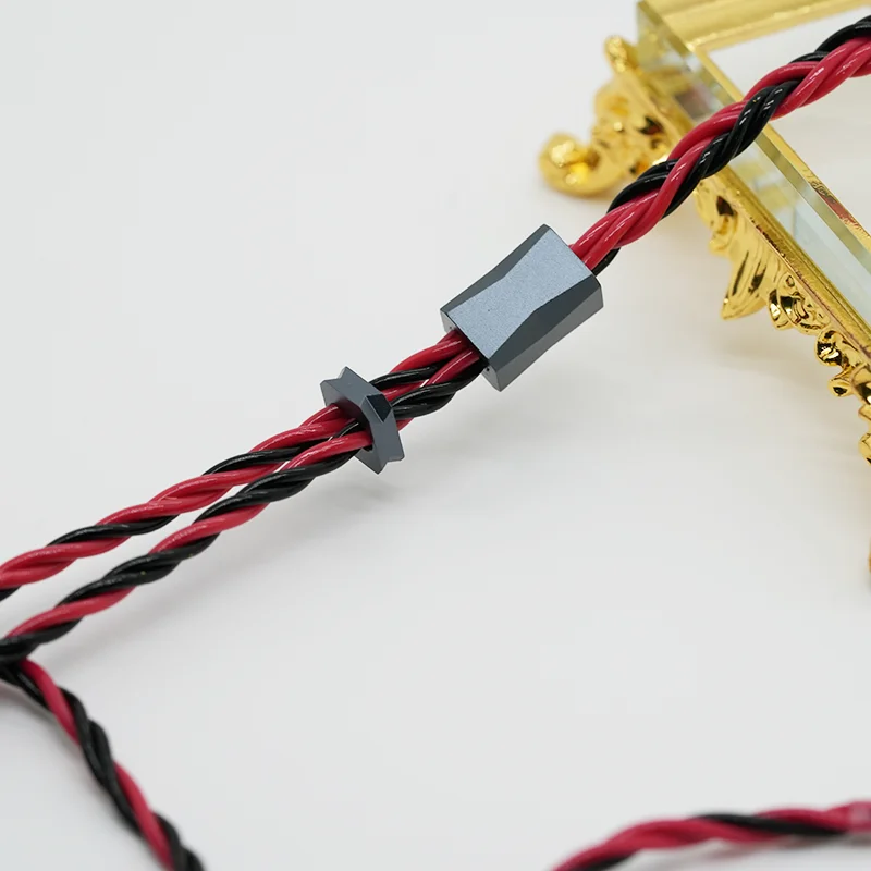 XINHS G04 Gold Cobra 6-Strand Coaxial Copper Gold Alloy Silver Plated Earphone Upgrade Cable