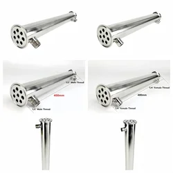 2inchOD64mm,Tri Clamp Dephlegmator/Condenser With 1/2