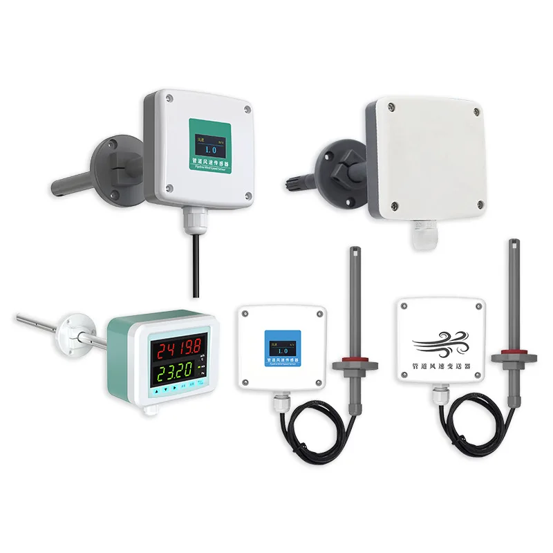 High-precision, Corrosion-resistant, and High-temperature Resistant Duct Anemometer  485 air Volume Transmitter