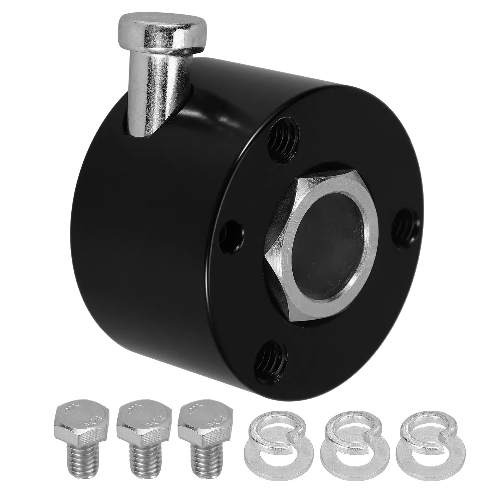 

Steering Wheel Quick Release Hub Adapter 3 4 Aluminum Alloy Quick Release Disconnect Car Steering Wheel Accessory