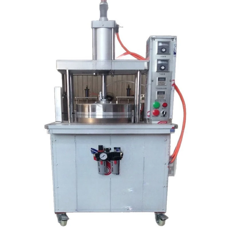 Fully automatic commercial pancake press, kitchen cake press machine, export new air pressure single cake press