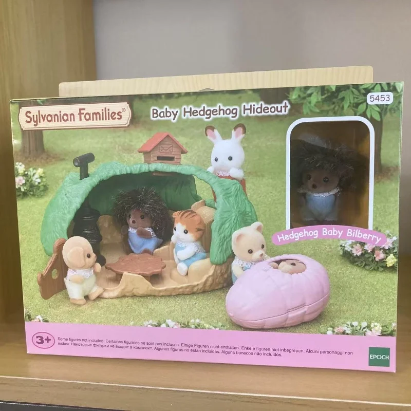 Sylvanian Families Huizen Accessoires Calico Critters Meisje Kinderen Speelgoed Miniatuur Pop Baby Egel Schuilplaats Speelgoed Voor Kinderen Gift