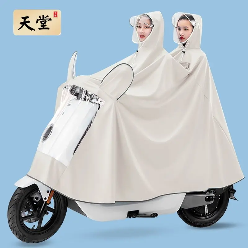 Raincoat electric car special single and double increase thickened motorcycle battery car poncho whole body rain proof slicker