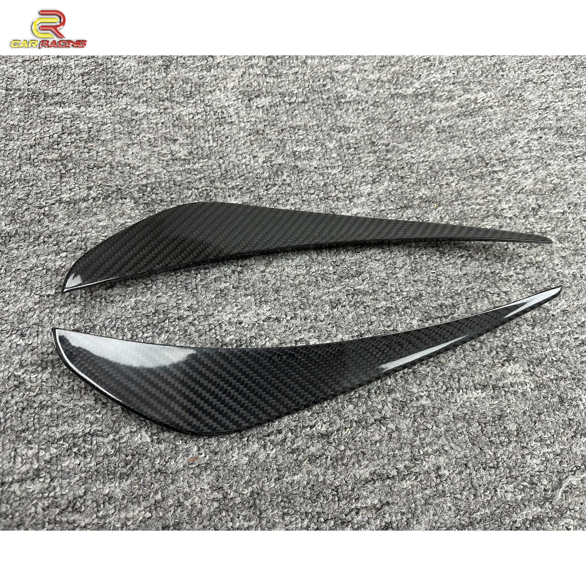 

R Style Dry Carbon Fiber Car Front Bumper Canards for Mclaren 720S 2015-2018 Carbon Canards Body Kits Car Parts Accessories
