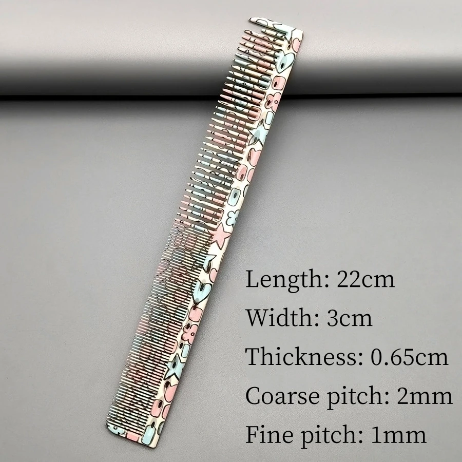 Haar Schneiden Kamm Mit Skala Cyan Gelb Lineal Haarschnitt Kämme Friseur Friseur Haarbürste Salon Styling Werkzeuge Y0521 – Detail 38