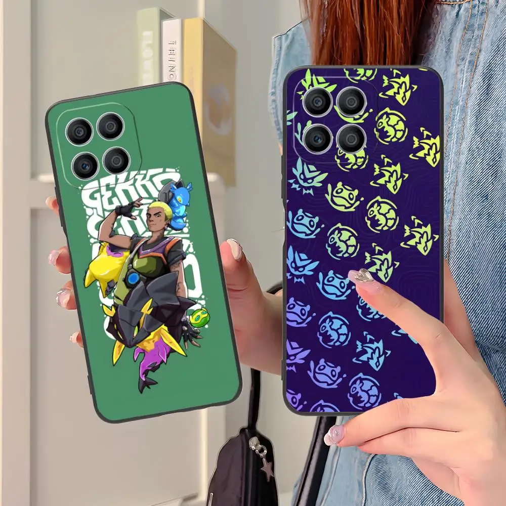 

Valorant Gekko Mobile Cell Phone Case for Honor 90 80 70 60 50 30 20 10 9 8 7 Pro S SE Lite 5G Colour Printing Protective Cover