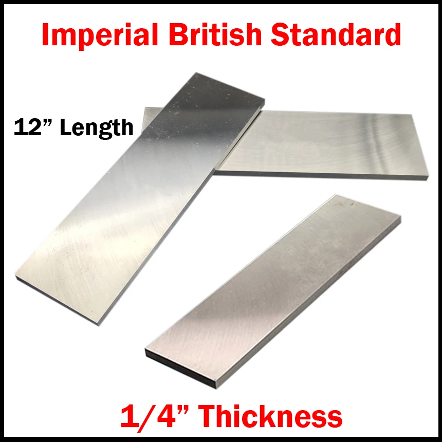 

1/4*1*12" 1/4 Inch Thickness Imperial British Standard HSS Rectangle Boring Bar Fly Cutter Cutting Lathe Tool