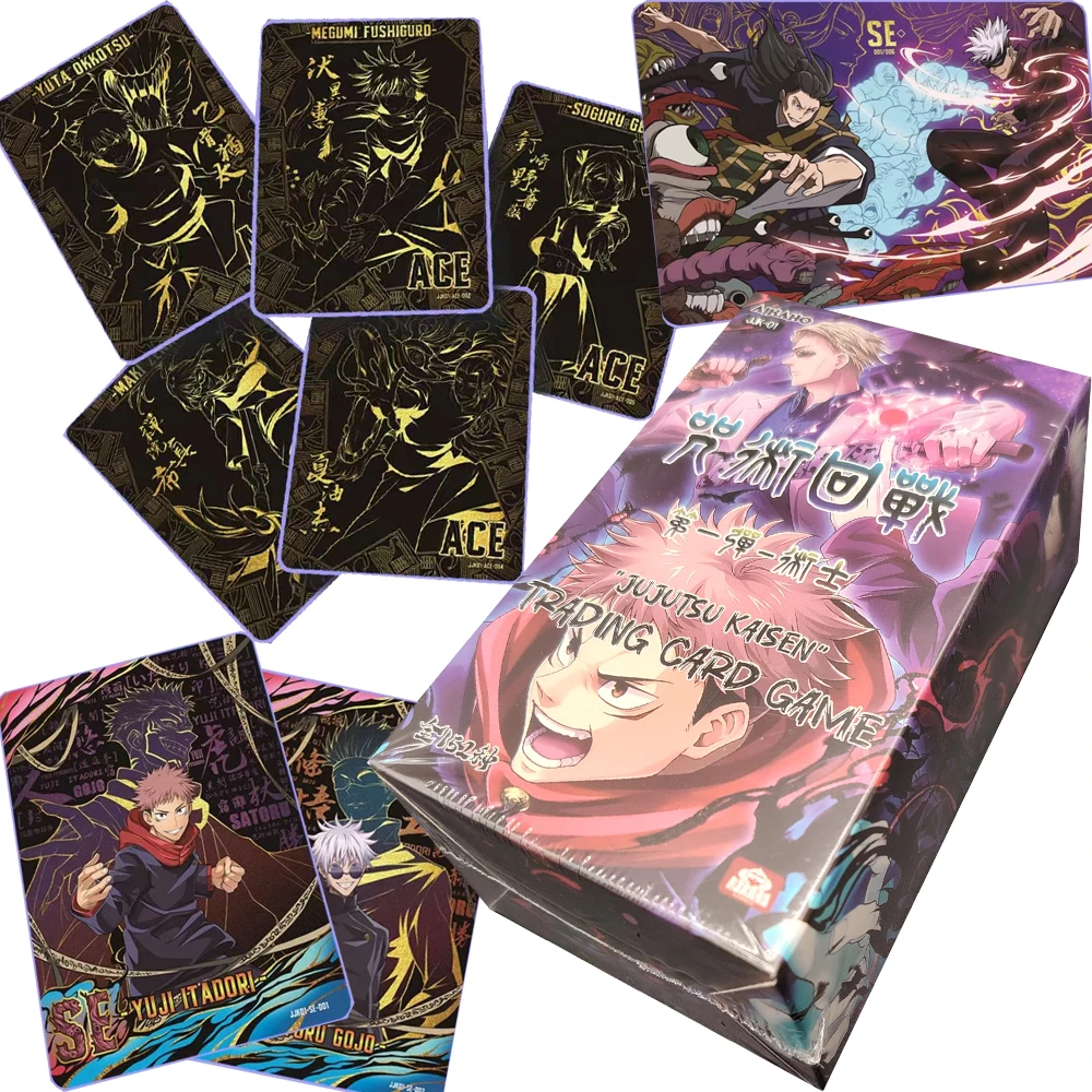 Jujutsu Kaisen Collection Cards for Fans Itadori Yuji Gojo Satoru Exquisite Limited Cool Creative Anime Peripheral Cards Gifts