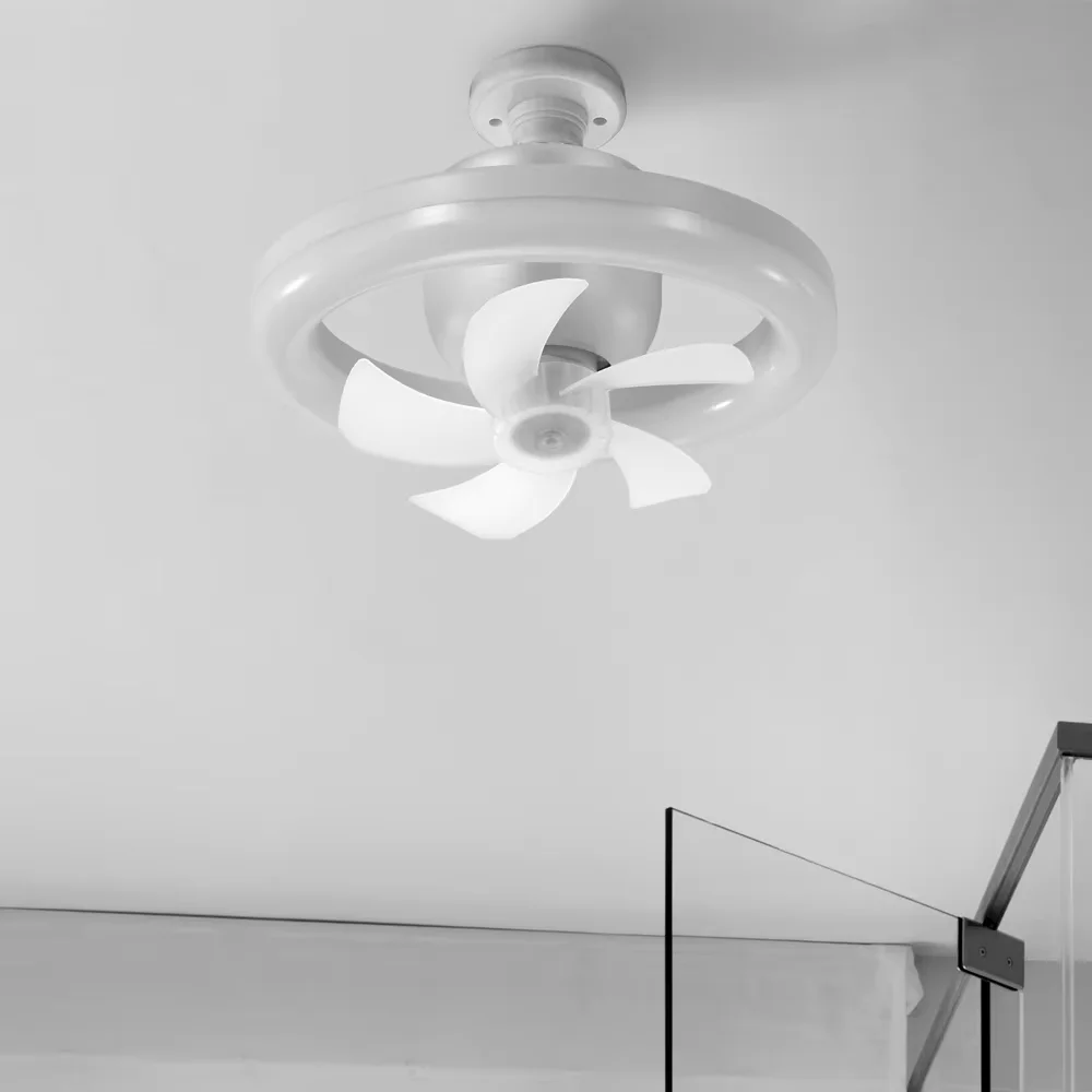 

Современный 10-дюймовый потолочный вентилятор Sofucor со светодиодной розеткой DC E26, потолочный вентилятор с пультом дистанционного управления для комнат