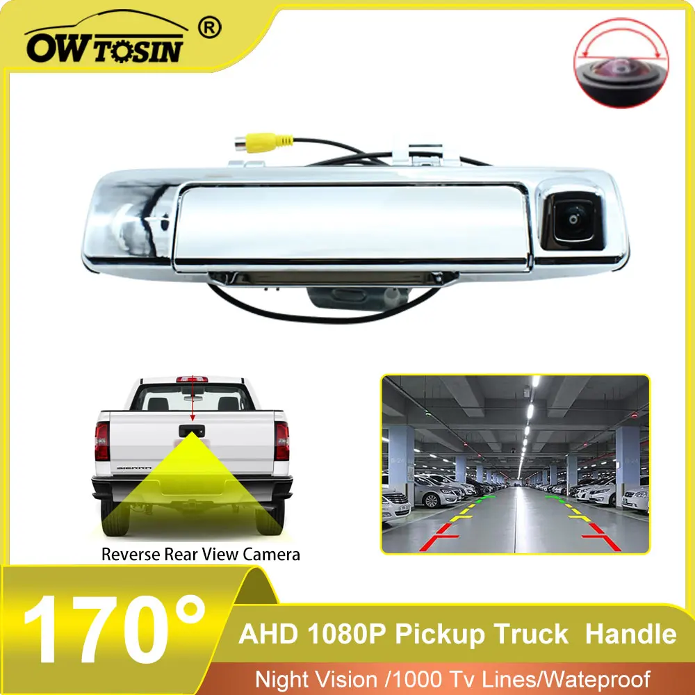 

AHD 1920x1080P Vehicle 170° Pickup Trunk Handle Rear View Camera For Isuzu D-max Dmax 2012 2013 2014 2015 2016 -2018 Car Camera