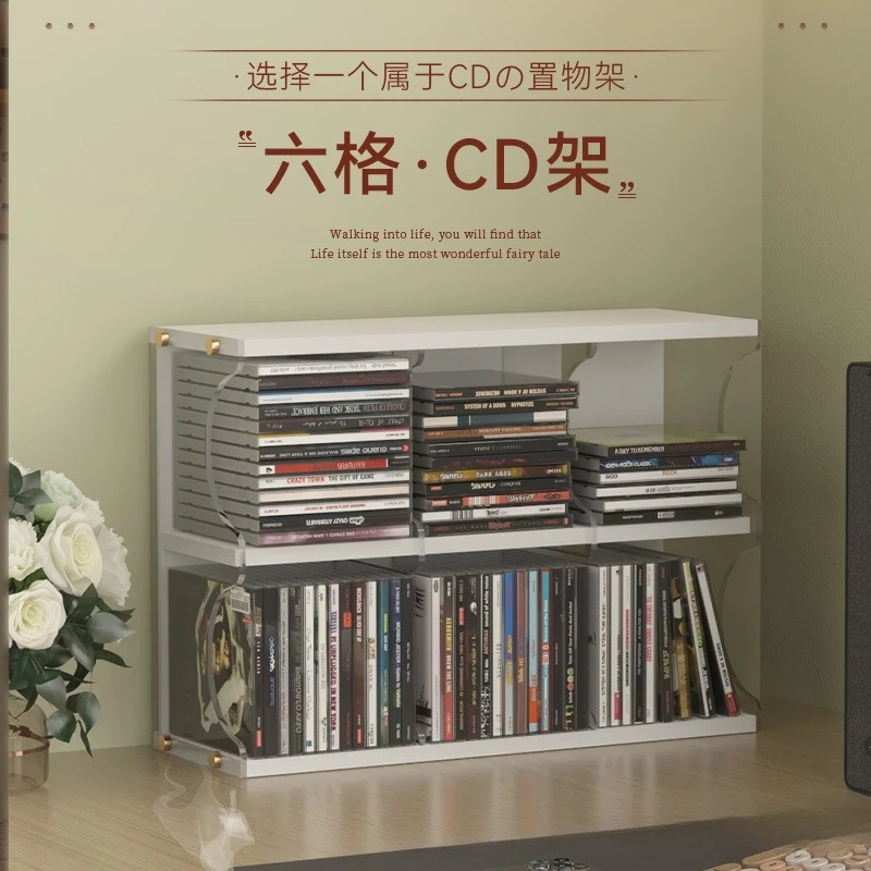 Disc storage rack, transparent acrylic disc rack