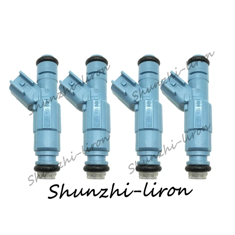 4pcs Fuel Injector Nozzle For Dodge&Jeep Dakota Durango / Ram 1500 / Commander / Grand Cherokee 4.7L 0280155849 XF1E-A5B