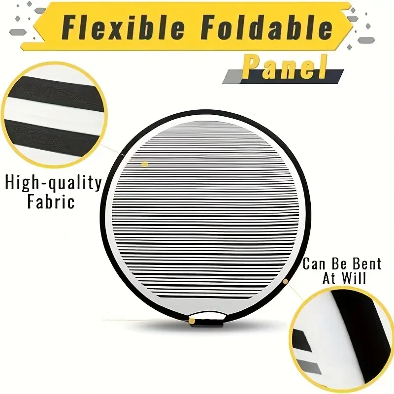 Foldable Reflector Board Inner Lining Reflective Cloth Portable Flexible LED Line Panel Scratch Repair Tool Car Dent Repair Tool
