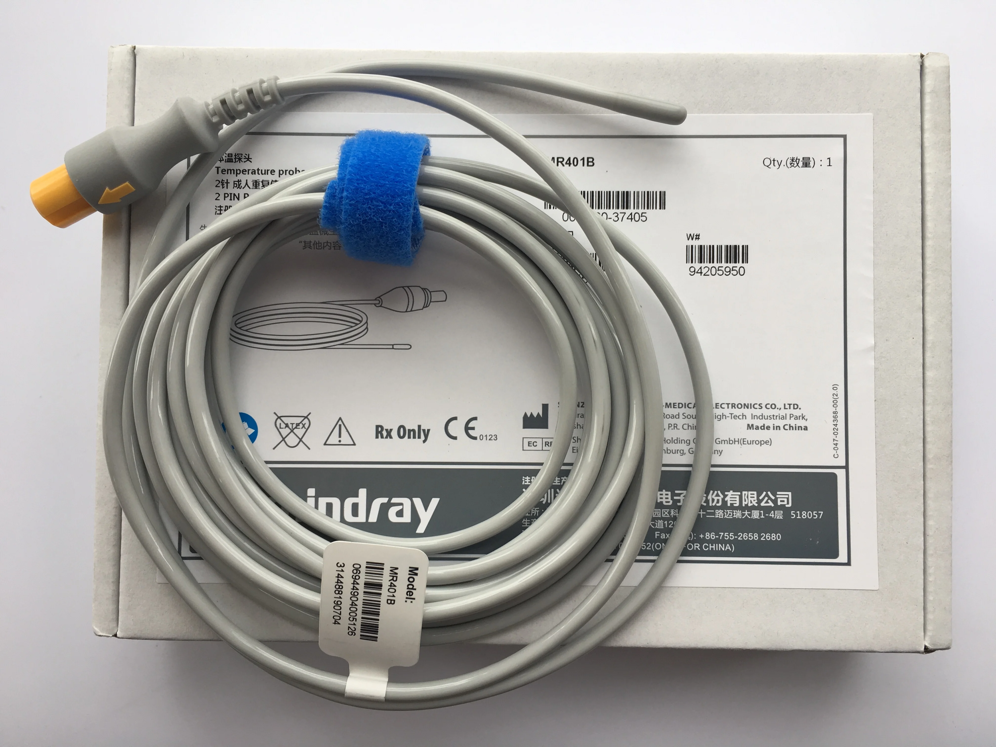 TRANS ESOPHAGEAL RECTAL TEMPERATURE SENSOR for monitor MINDRAY UMEC 12/ IMEC 15  new original