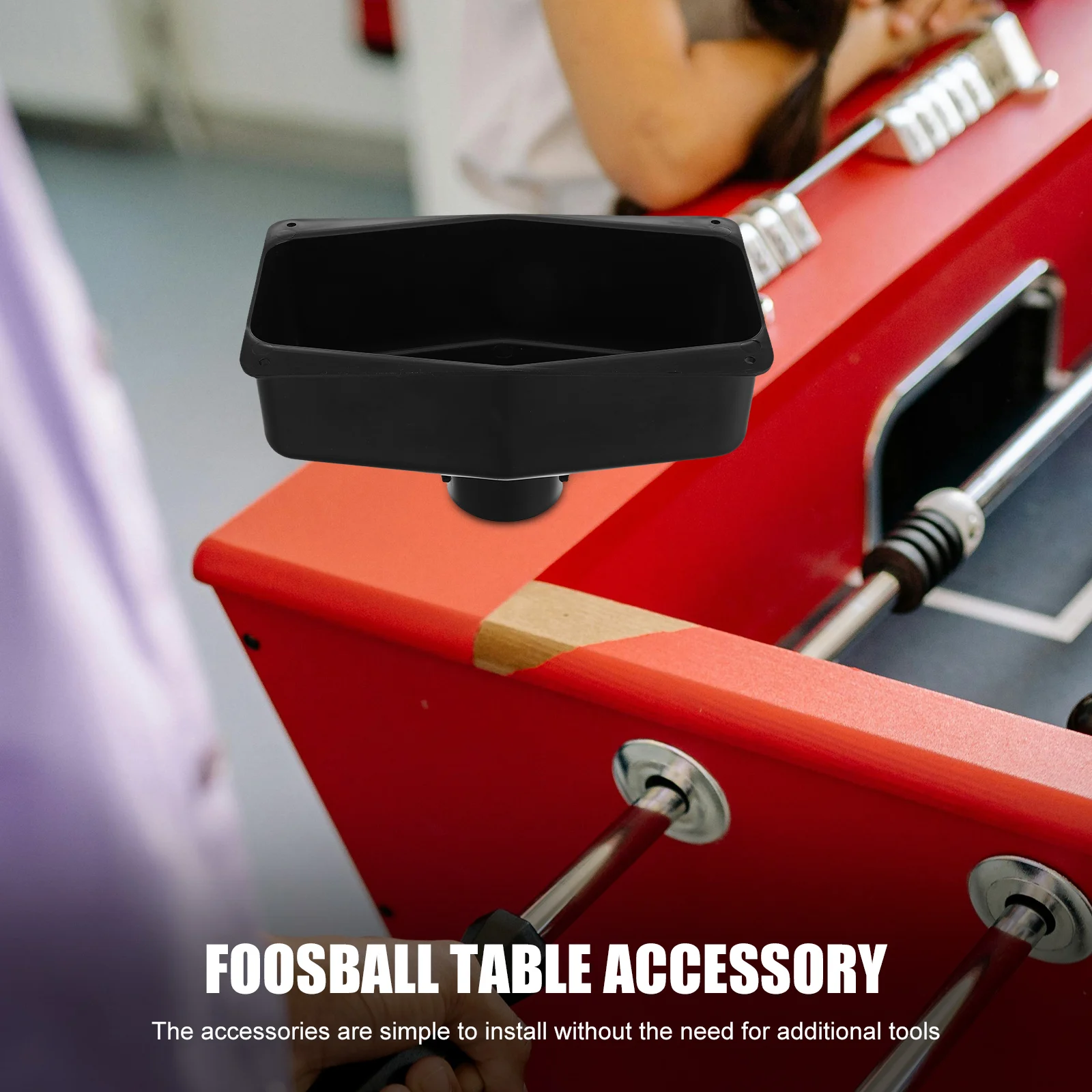 

2Pcs Multifunctional Foosball Table Accessories Set Smooth Play Replacement Balls Players Parts for Tabletop Soccer Game