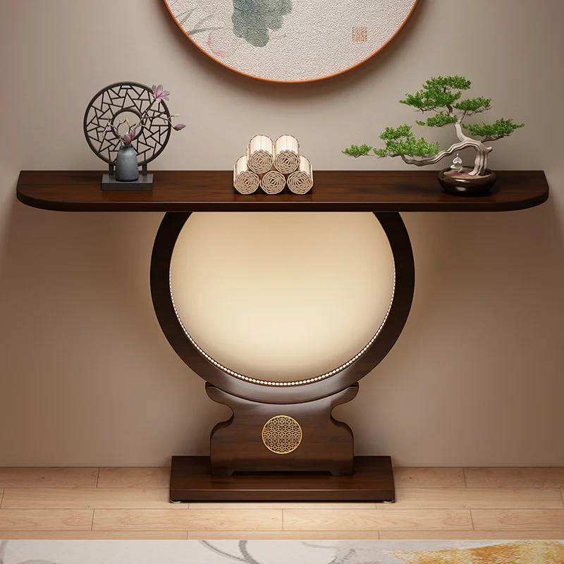 European Elegant Console Table Vintage Aesthetic Trendy Classic Console Table Rustic Simple Mesa Estrecha House Furniture