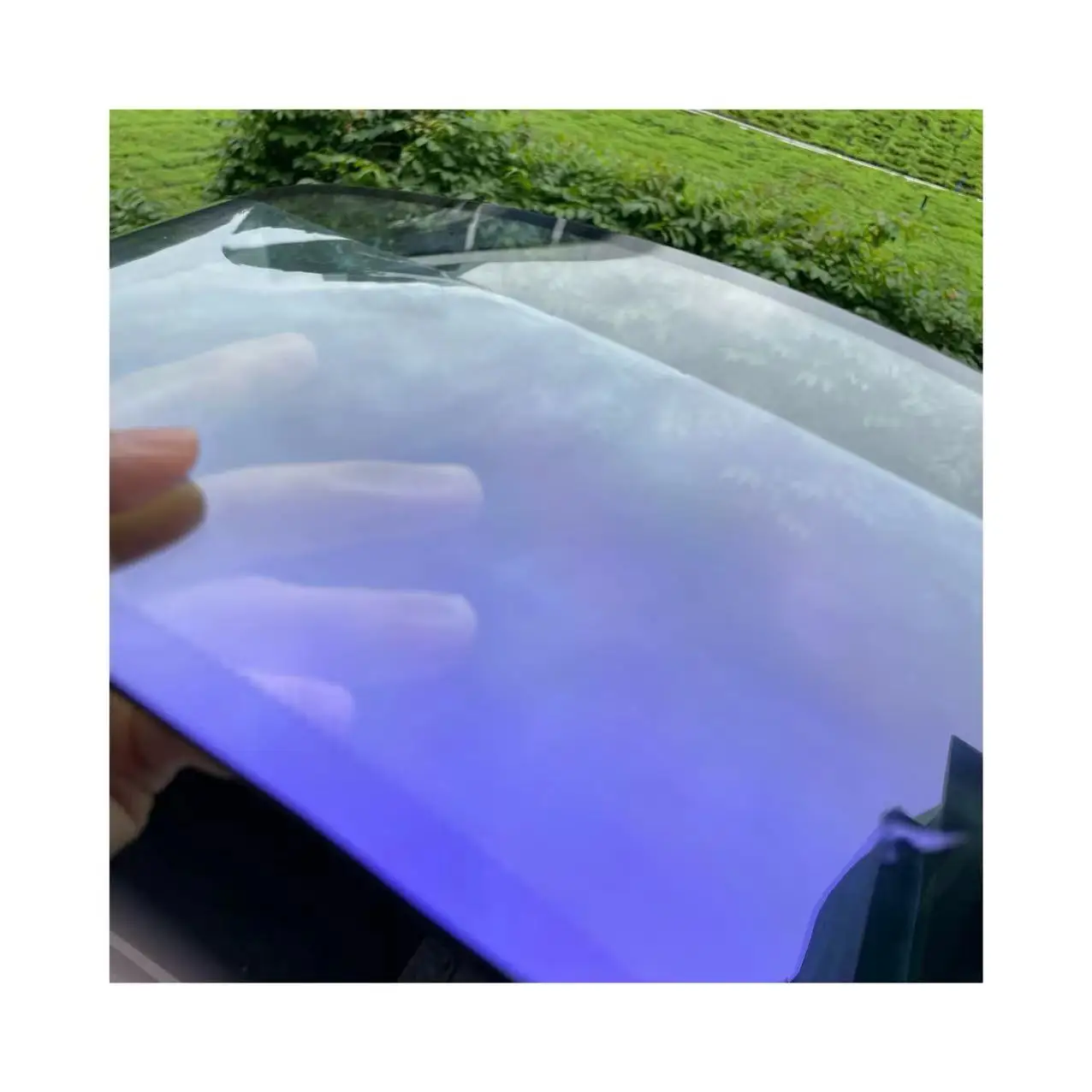 Easy Heated Clear VLT 83% Blue Purple Chameleon window film  Shrinks well car window tint with UV100% Chameleon tint