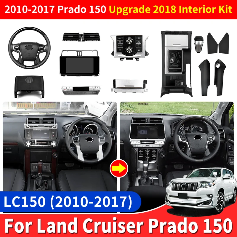

For 2010 2017 Upgrade 2018 Toyota Land Cruiser Prado LC150 150 j150 Interior Modification Kit Car Replacement Parts Accessories
