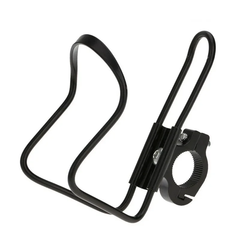 مقود للدراجات النارية من سبائك الألومنيوم ، حامل أكواب مشروبات ، مشروبات ، حامل زجاجة ماء ، إكسسوارات فضي ، شاملة ، 1 مناء