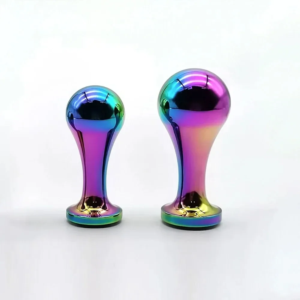 St50 adult sex toy,round head, electroplated metal anal plug,wide anal device for men and women, trophy, World Cup, Hercules Cup