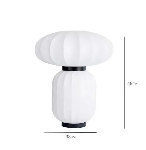 Silk table lamp Wabi-sabi Style lamp Lamp for Living Room Bedroom Creative decorations kitchen dining room designer lighting