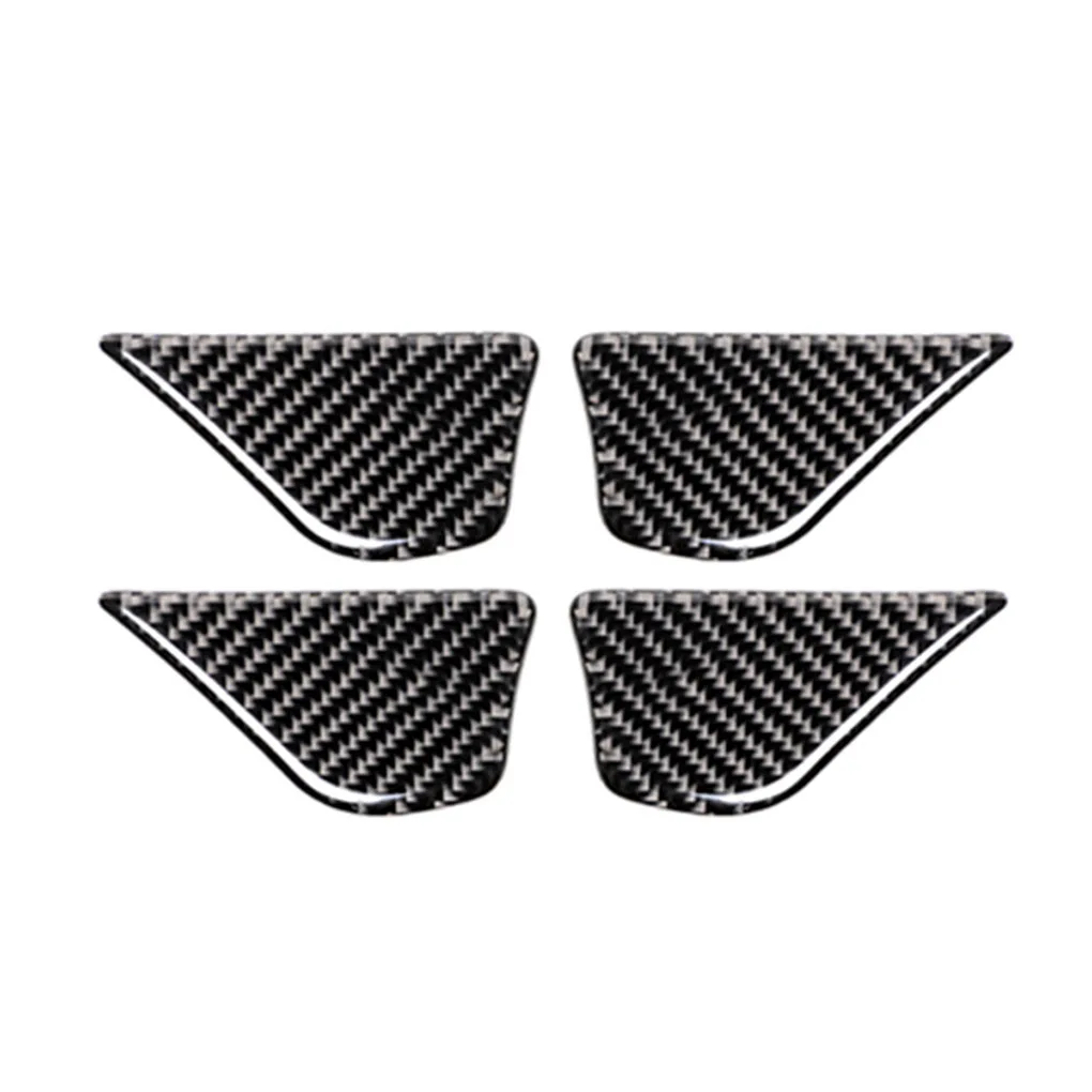 1 Set Carbon Fiber Car Interior Door Handle Bowl Stickers  C Class W205/C180/GLC