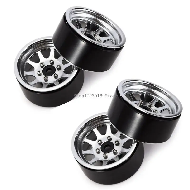 

1.9inch Beadlock Wheel Hub Car Hub Crawler Wheel Set Modified Accessories 1/10 Remote Control Offroad Upgrade Kits
