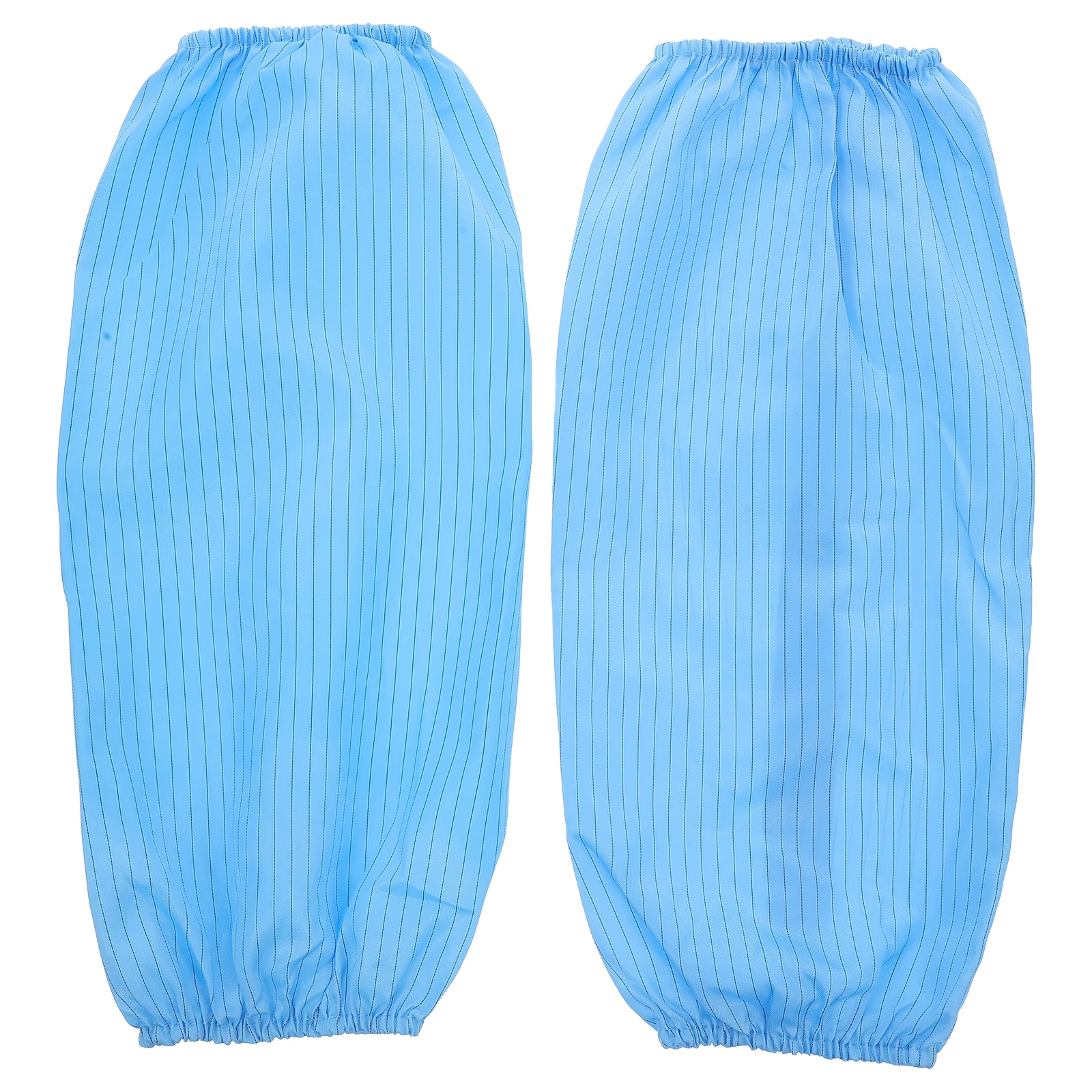 2Pcs AntiStatic Oilproof Arm Sleeves Sleeves Protective Oversleeves OilProof DustProof Lab Cleanroom Polyester Blue Plastic